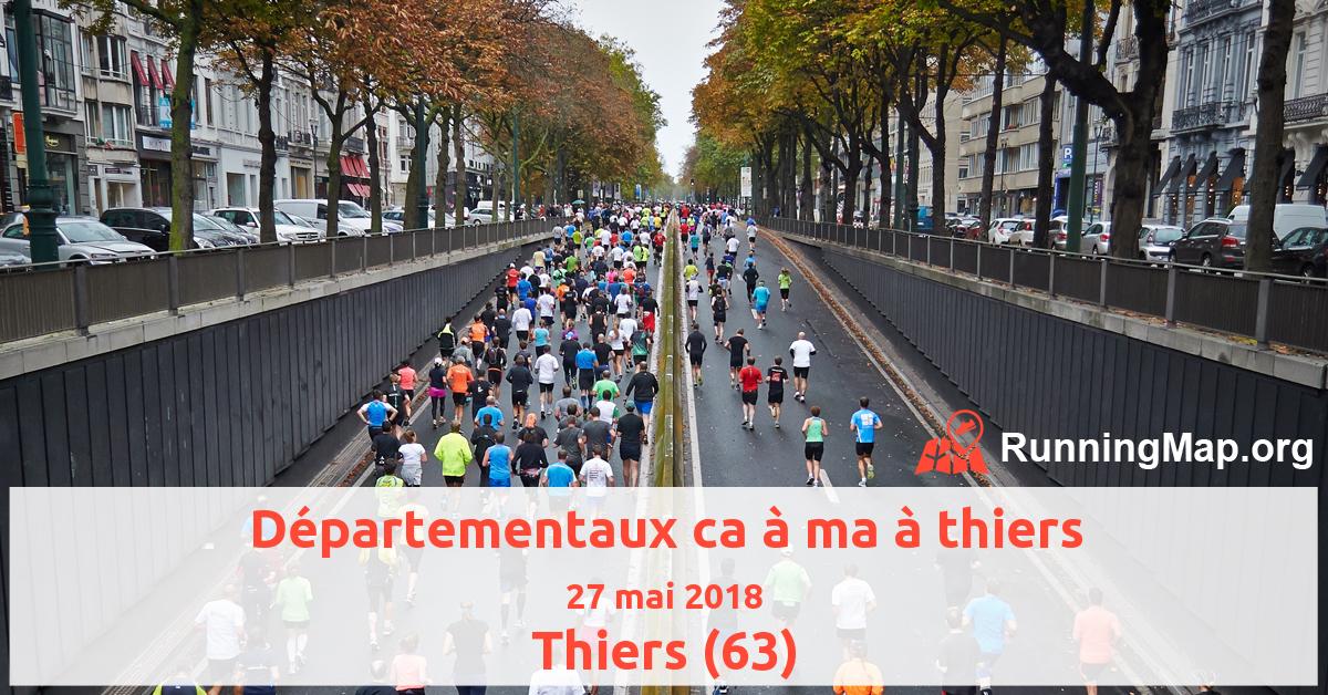 Départementaux ca à ma à thiers
