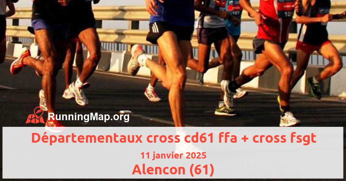 Départementaux cross cd61 ffa + cross fsgt