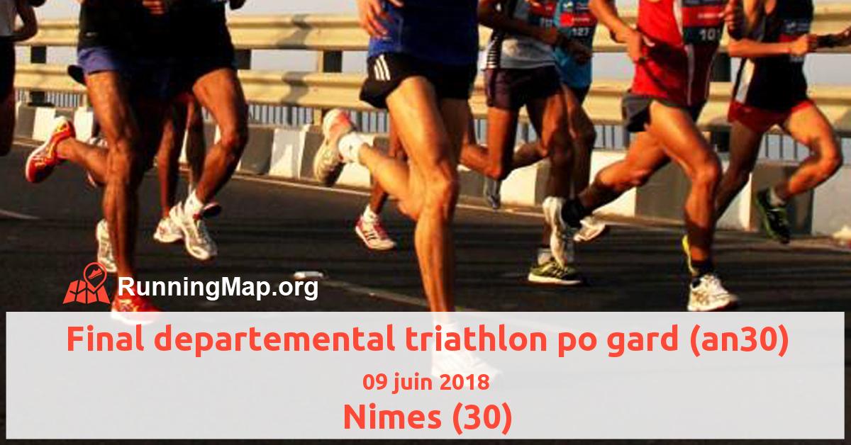 Final departemental triathlon po gard (an30)