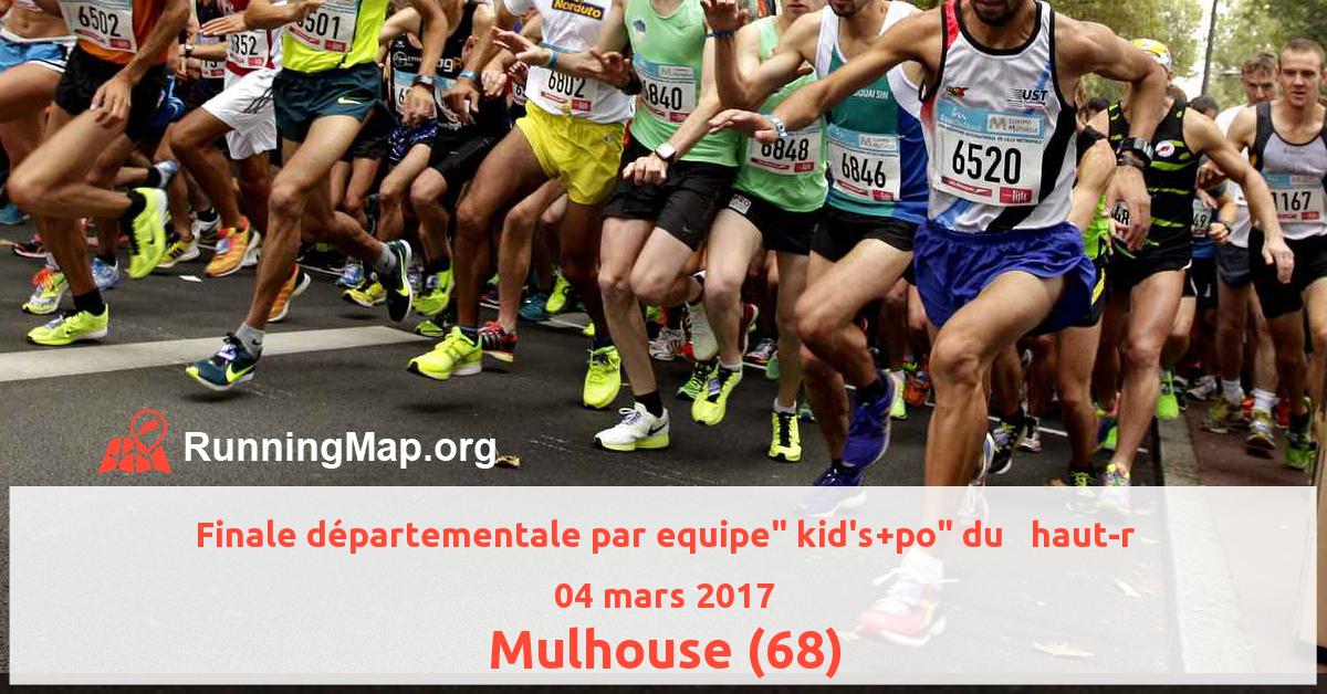 Finale départementale par equipe kid's+po du   haut-r
