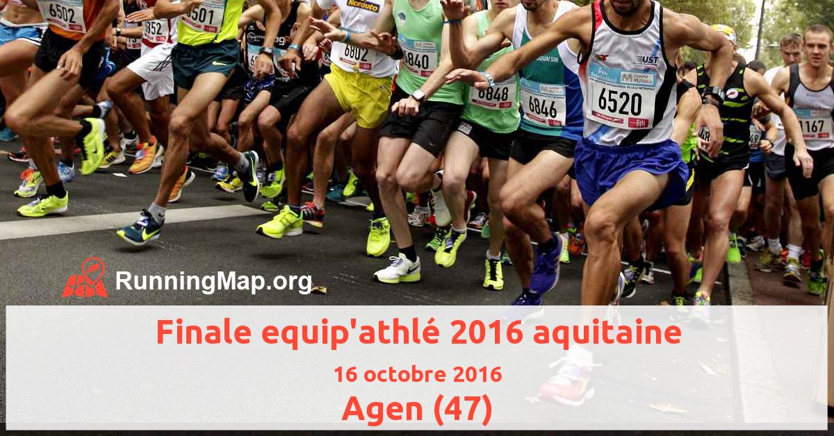 Finale equip'athlé 2016 aquitaine