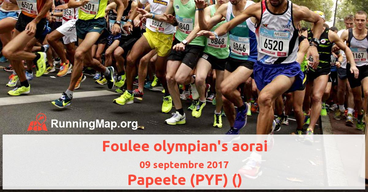 Foulee olympian's aorai