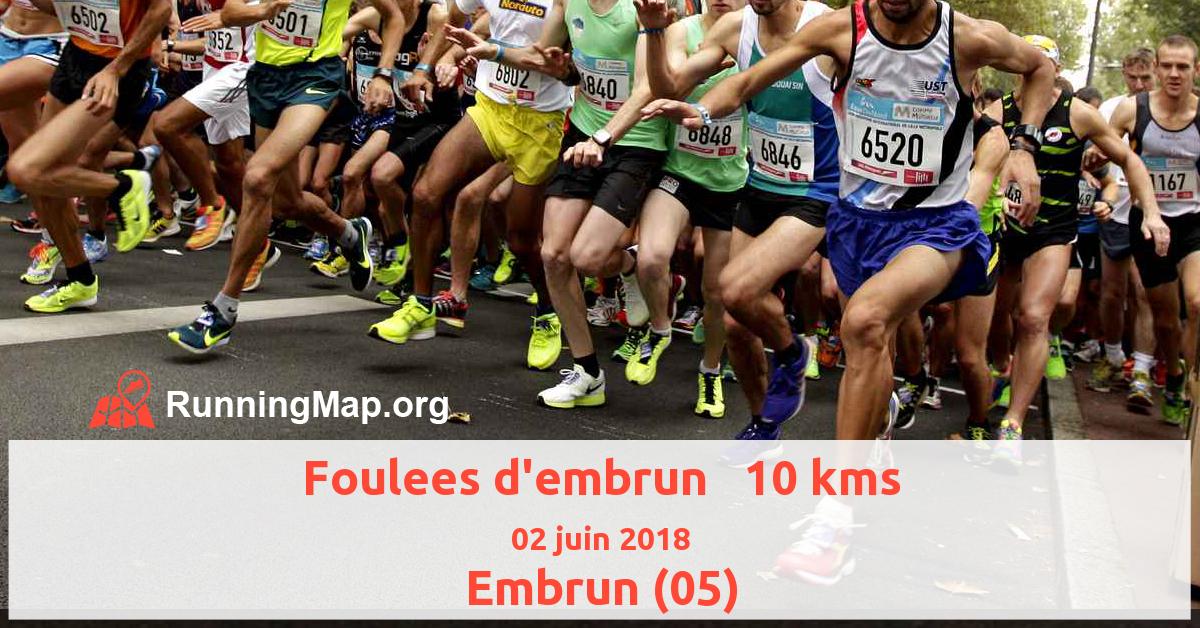 Foulees d'embrun   10 kms