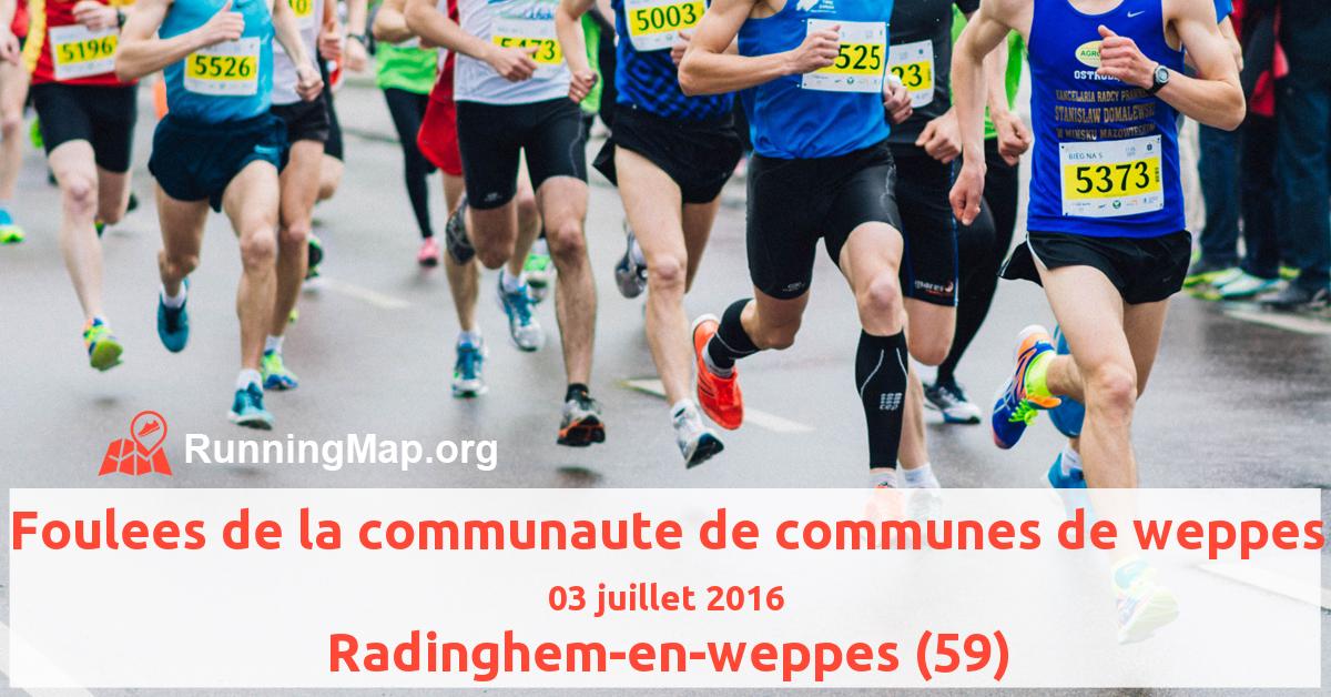 Foulees de la communaute de communes de weppes