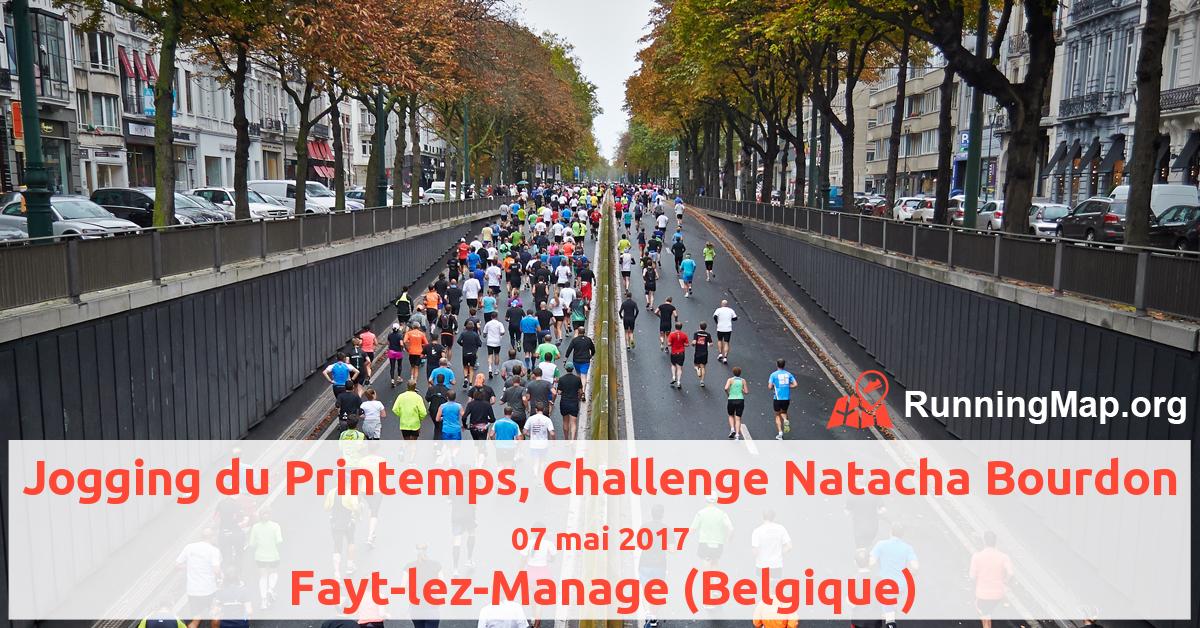 Jogging du Printemps, Challenge Natacha Bourdon