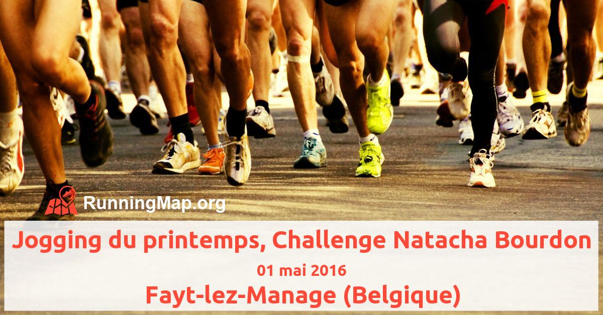 Jogging du printemps, Challenge Natacha Bourdon