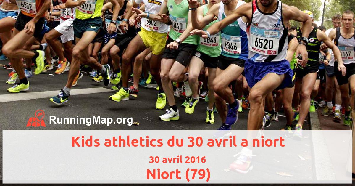 Kids athletics du 30 avril a niort