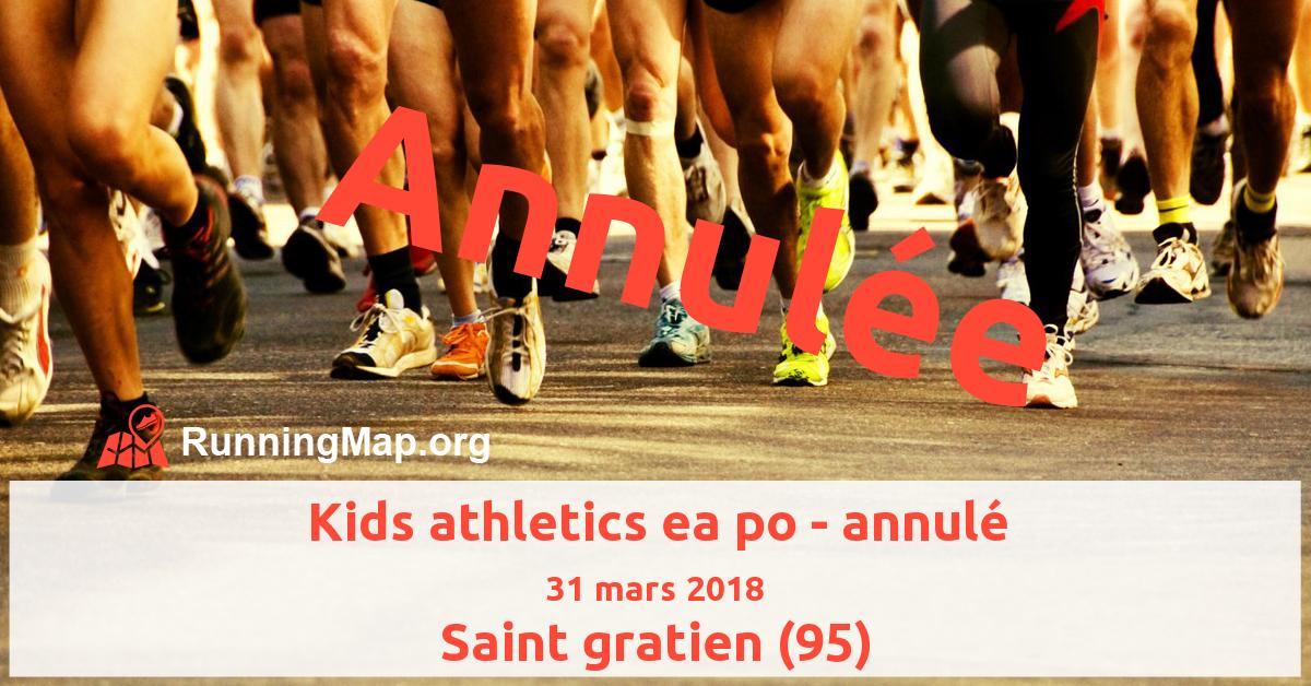 Kids athletics ea po - annulé