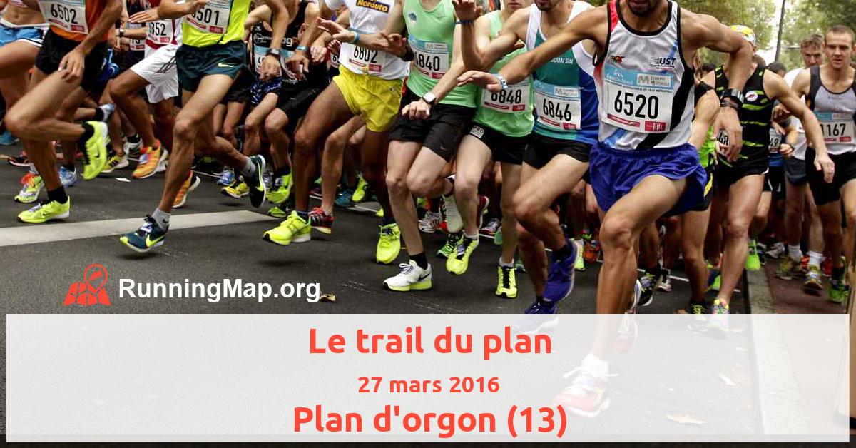 Le trail du plan