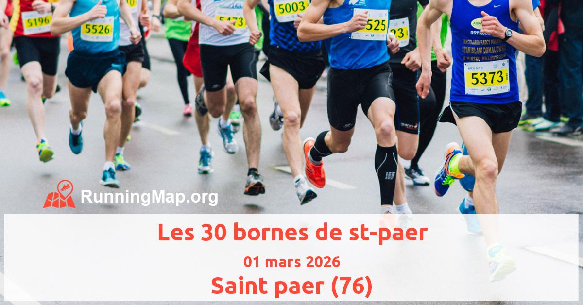 Les 30 bornes de st-paer