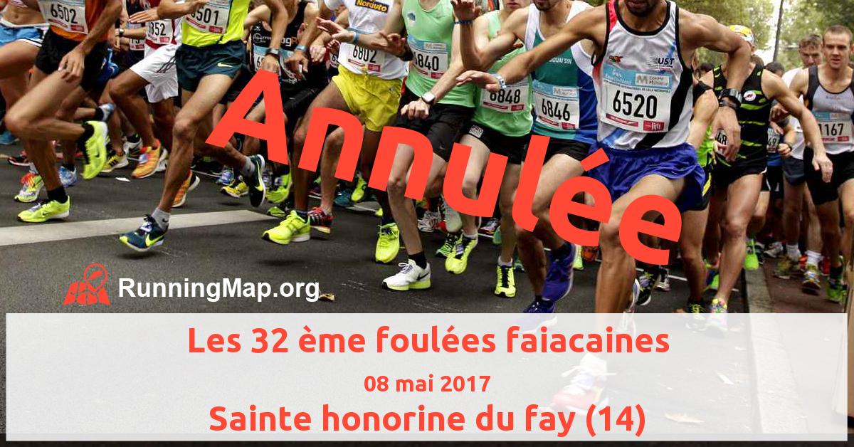 Les 32 ème foulées faiacaines
