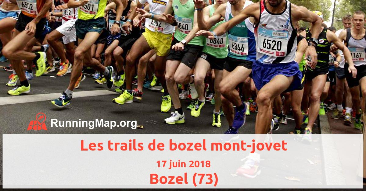 Les trails de bozel mont-jovet