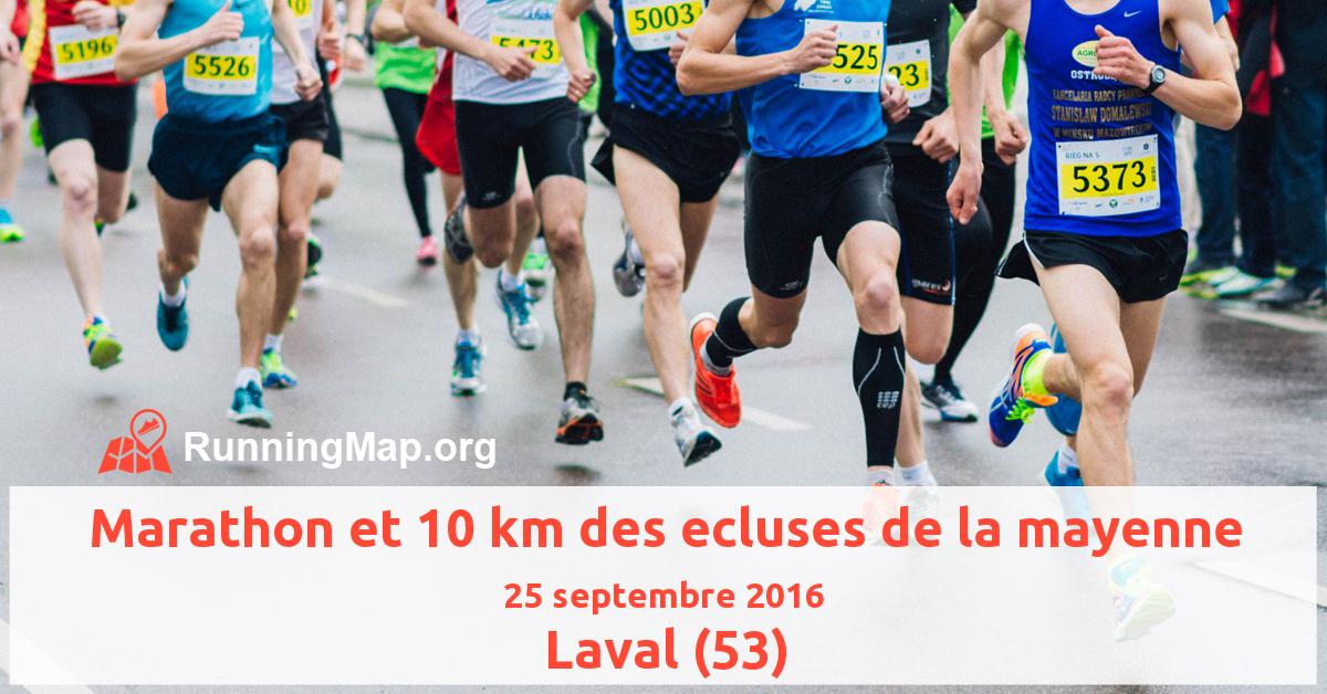 Marathon et 10 km des ecluses de la mayenne