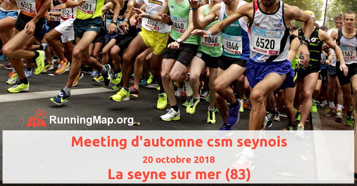 Meeting d'automne csm seynois