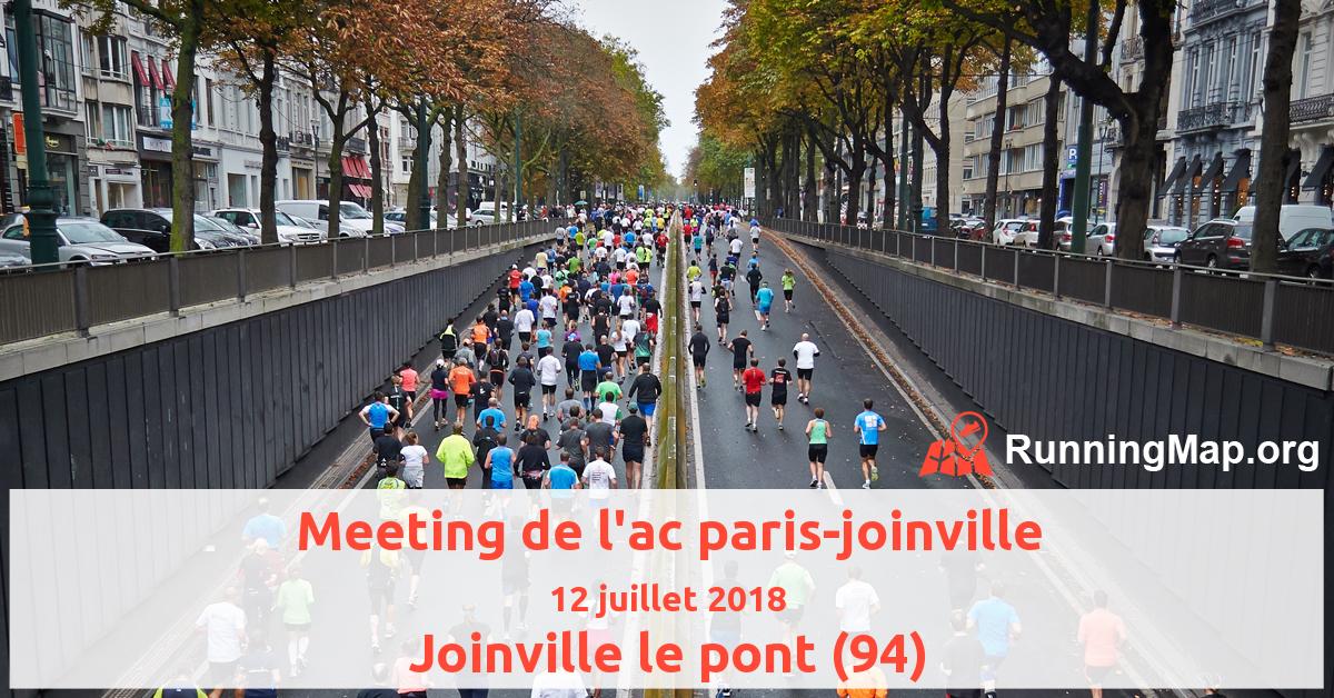 Meeting de l'ac paris-joinville