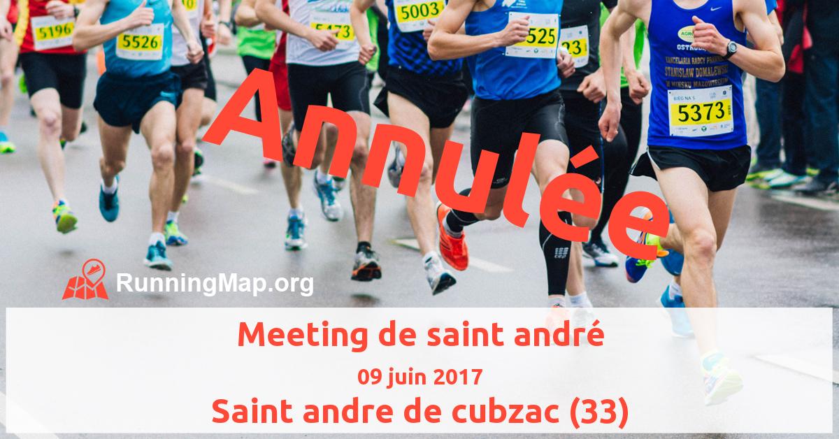 Meeting de saint andré