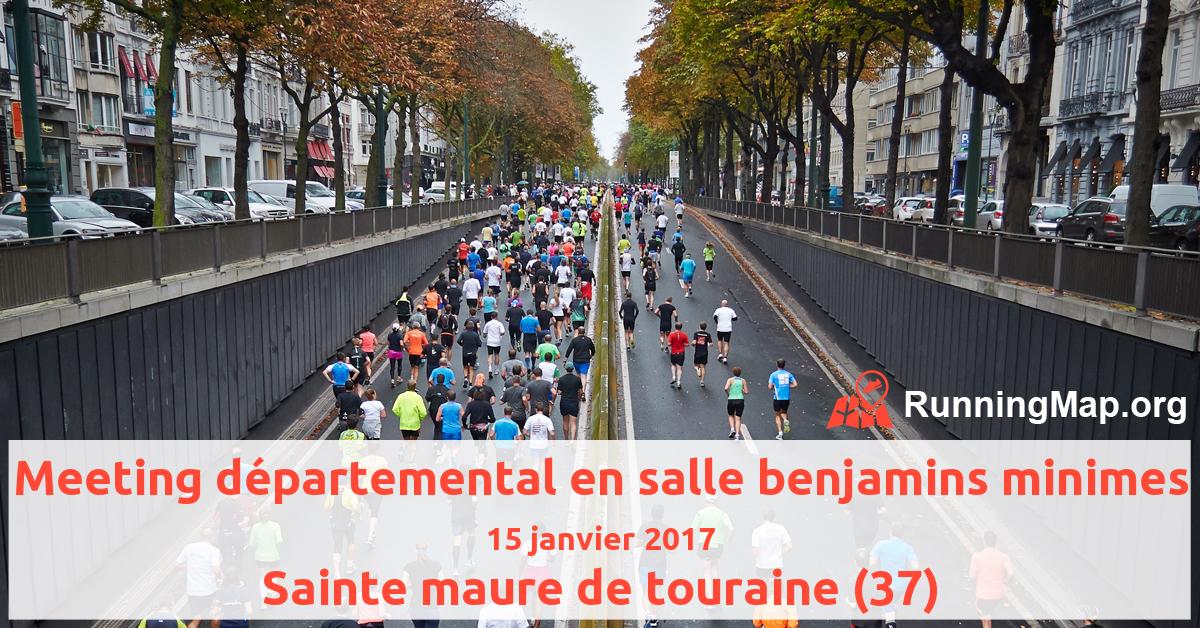 Meeting départemental en salle benjamins minimes