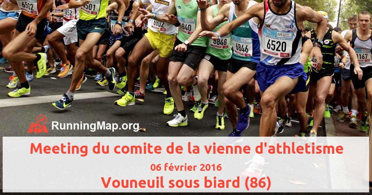 Meeting du comite de la vienne d'athletisme