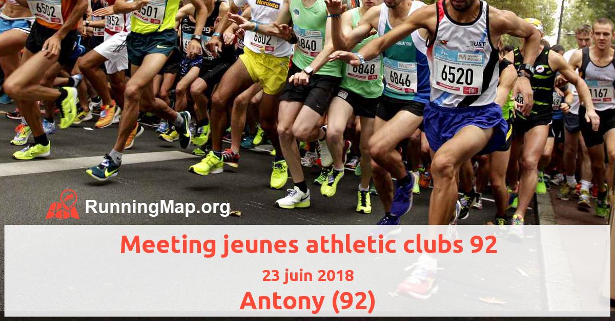 Meeting jeunes athletic clubs 92