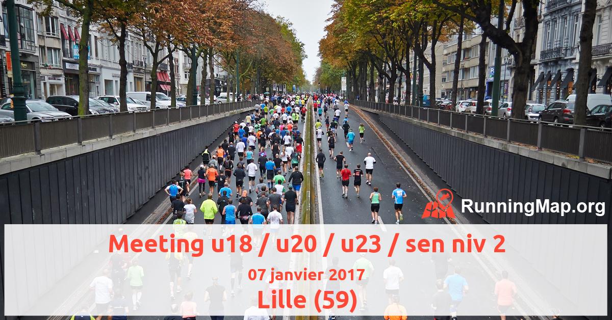 Meeting u18 / u20 / u23 / sen niv 2