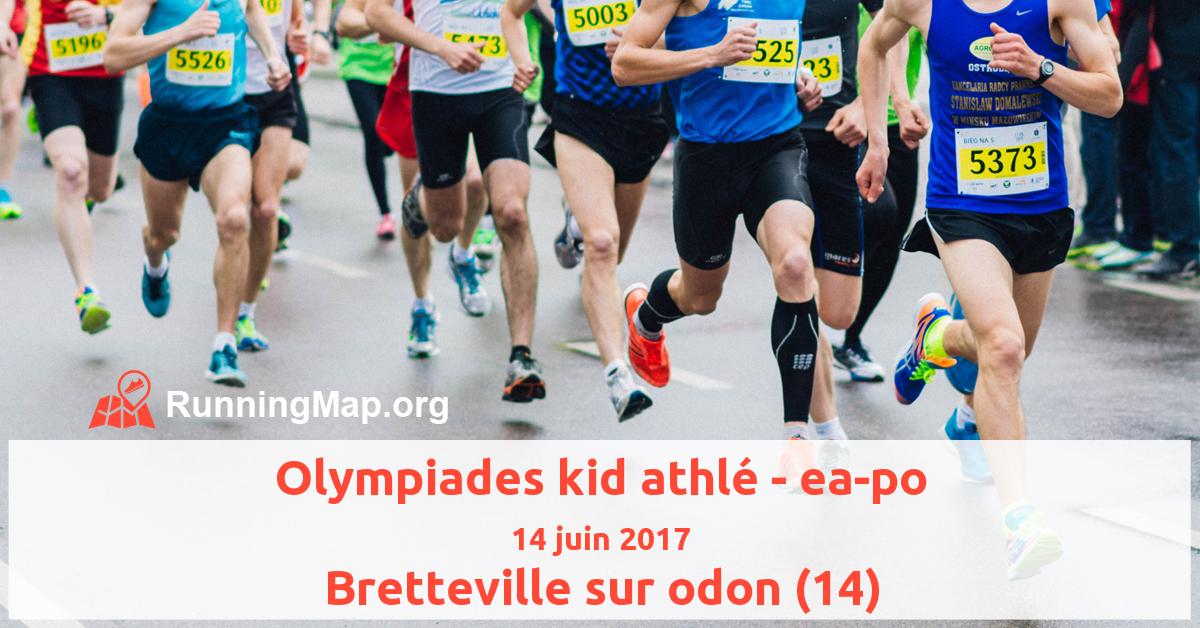 Olympiades kid athlé - ea-po