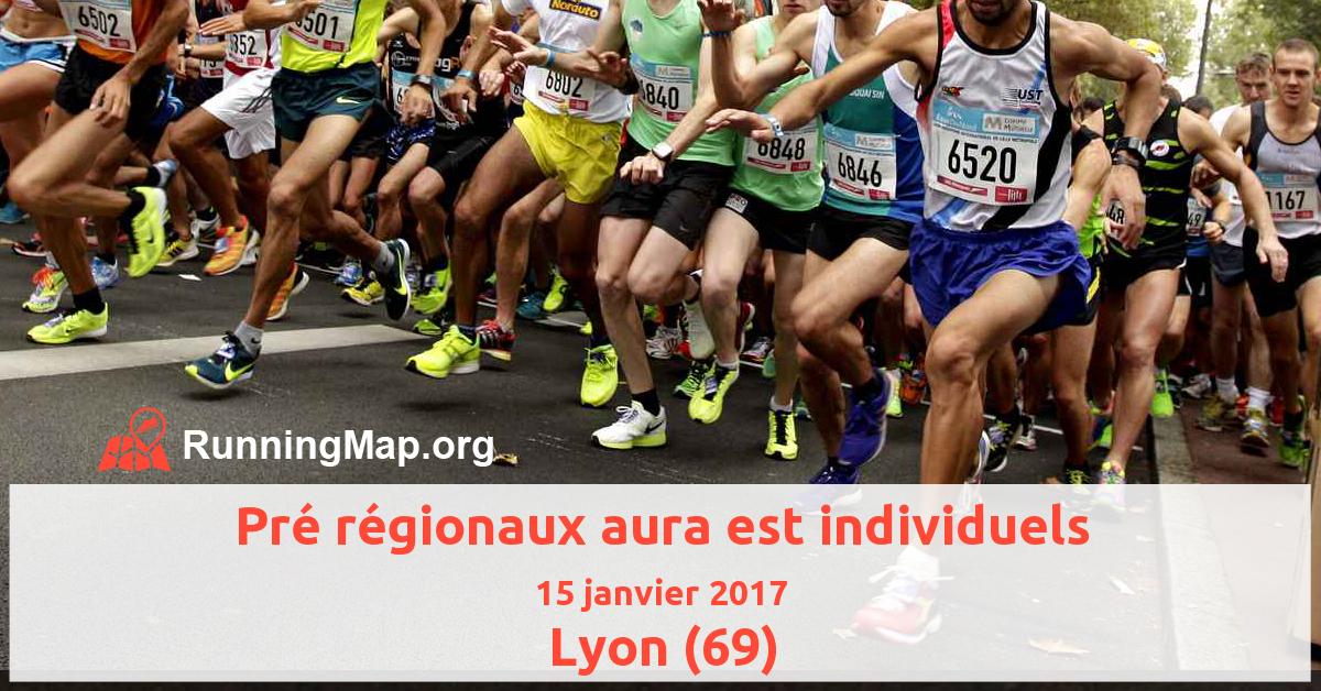 Pré régionaux aura est individuels