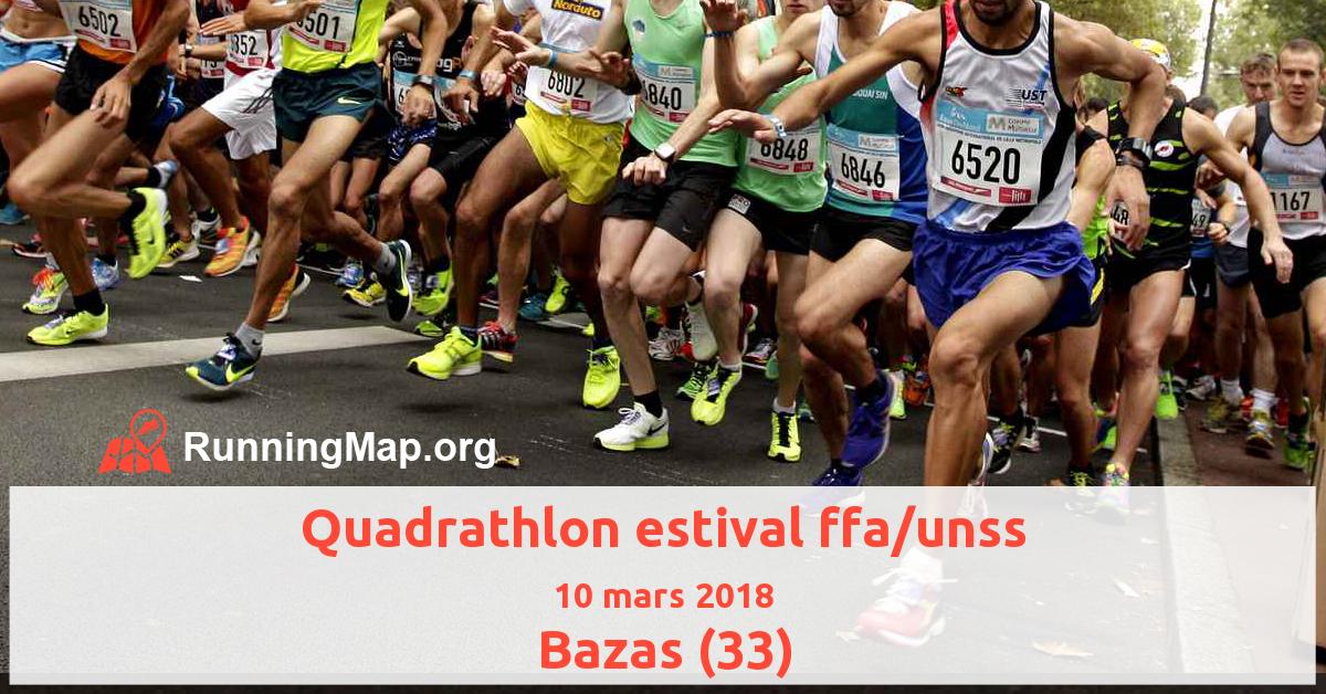 Quadrathlon estival ffa/unss