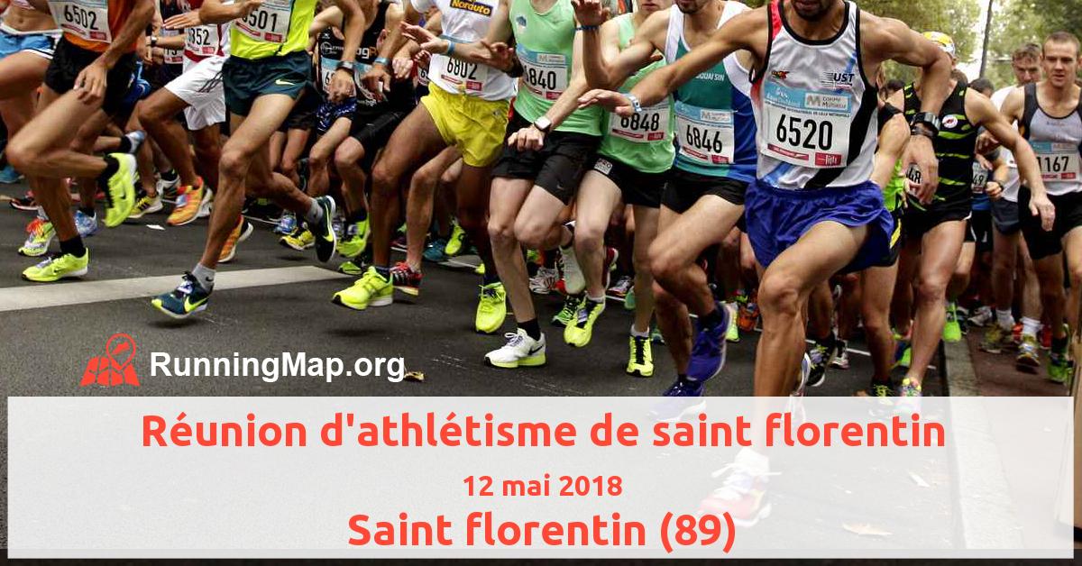 Réunion d'athlétisme de saint florentin