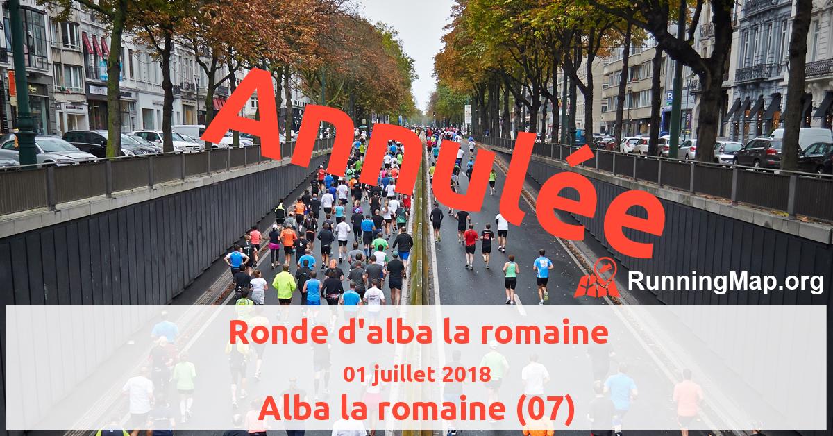 Ronde d'alba la romaine