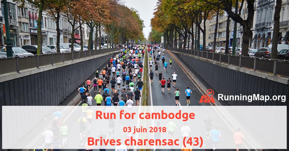 Run for cambodge