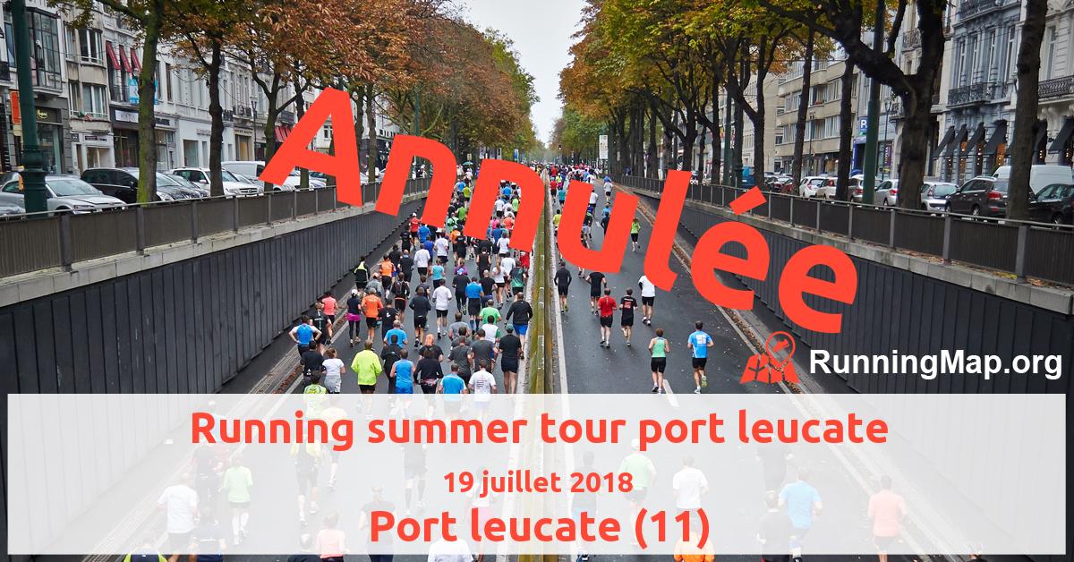 Running summer tour port leucate