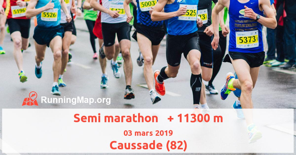 Semi marathon   + 11300 m