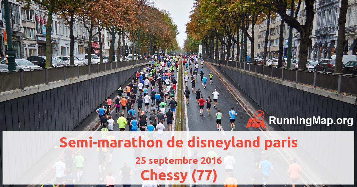 Semi-marathon de disneyland paris