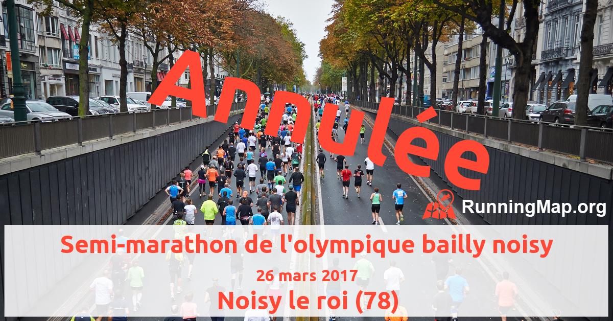 Semi-marathon de l'olympique bailly noisy
