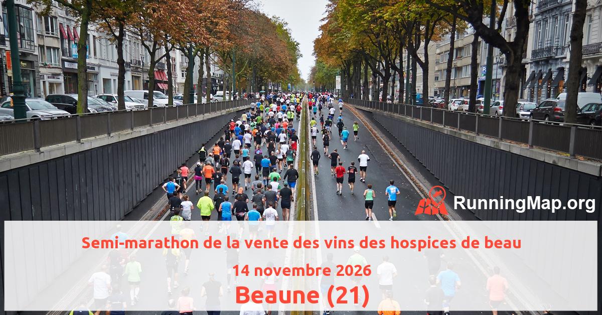 Semi-marathon de la vente des vins des hospices de beau