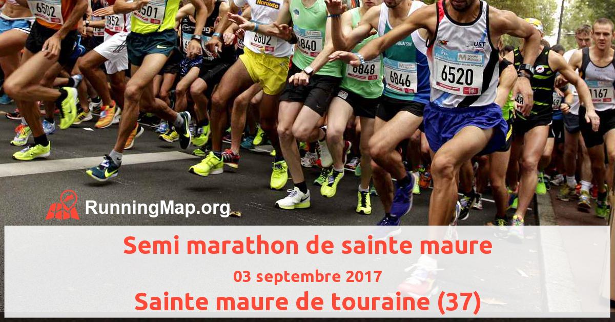 Semi marathon de sainte maure