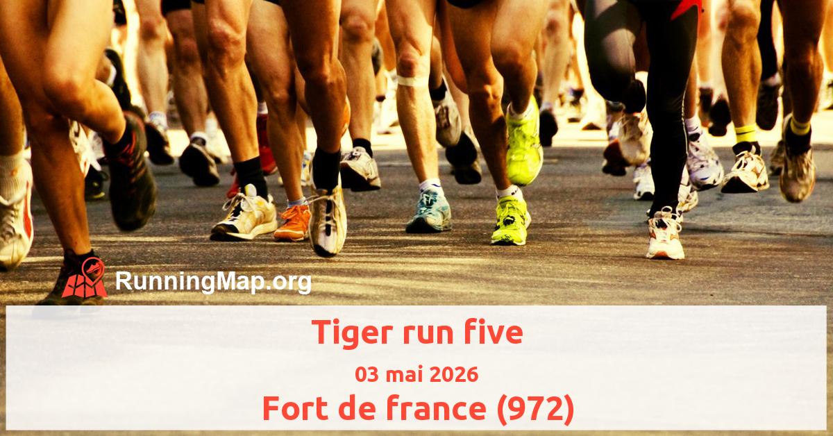 Tiger run five
