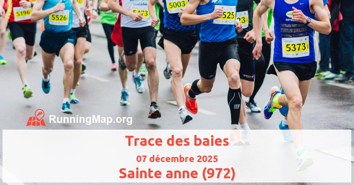 Trace des baies