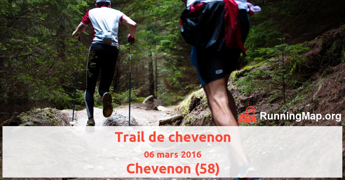 Trail de chevenon