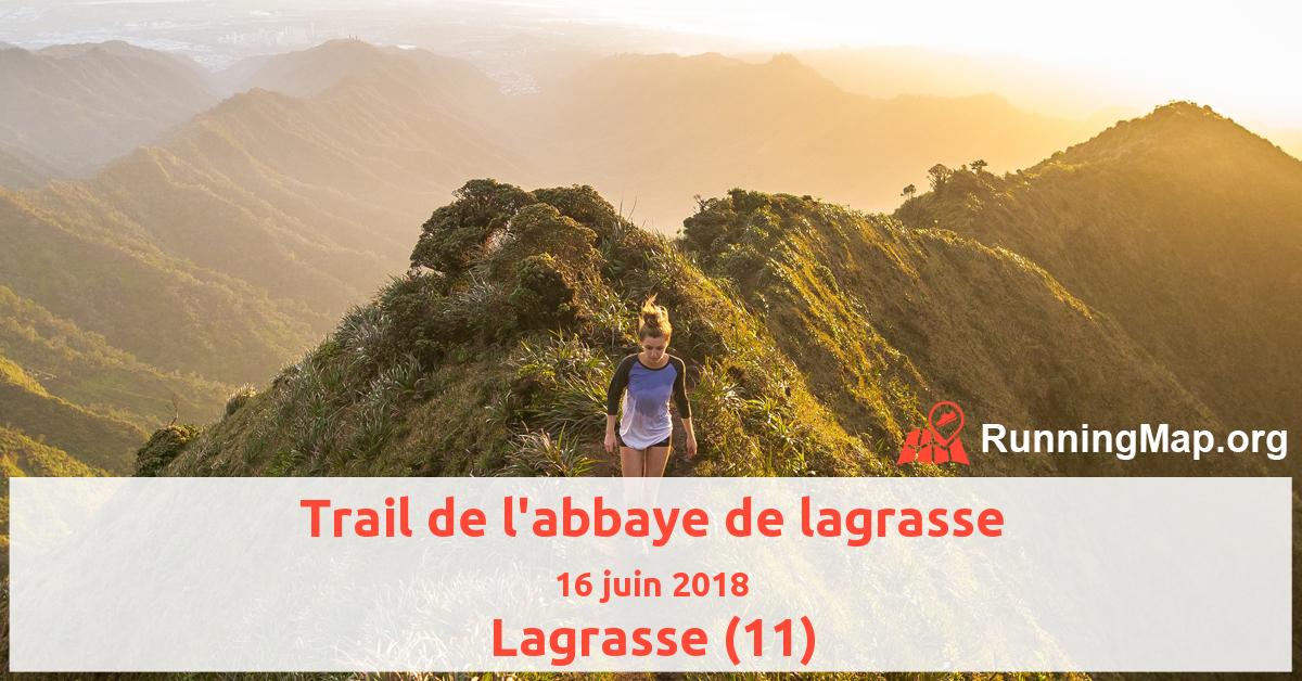 Trail de l'abbaye de lagrasse