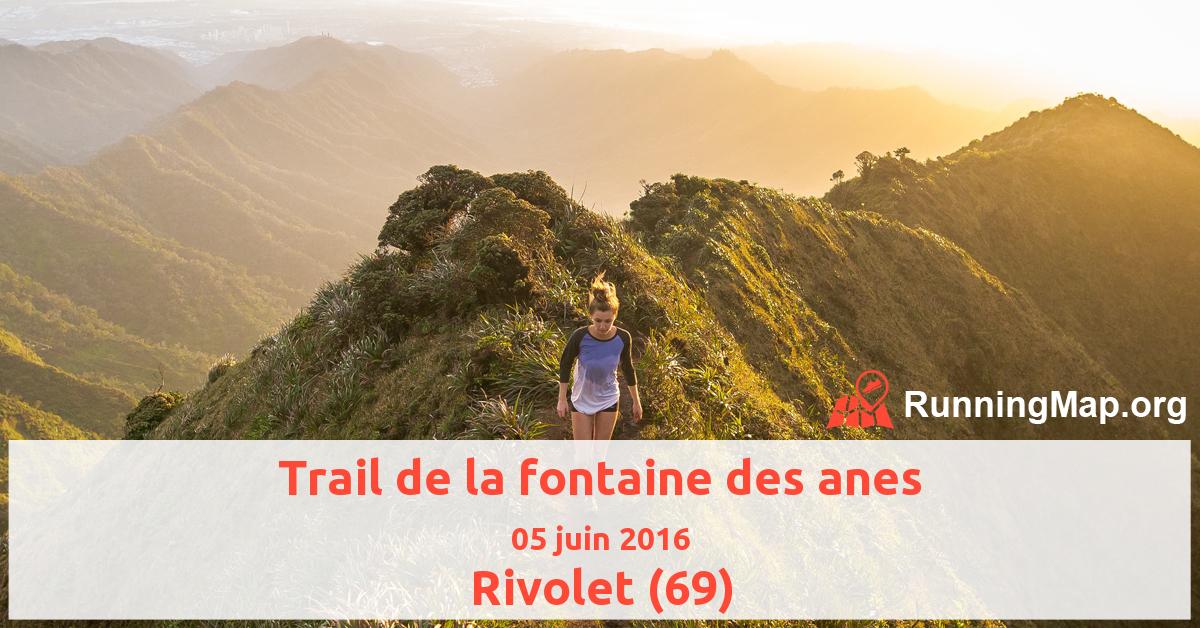Trail de la fontaine des anes