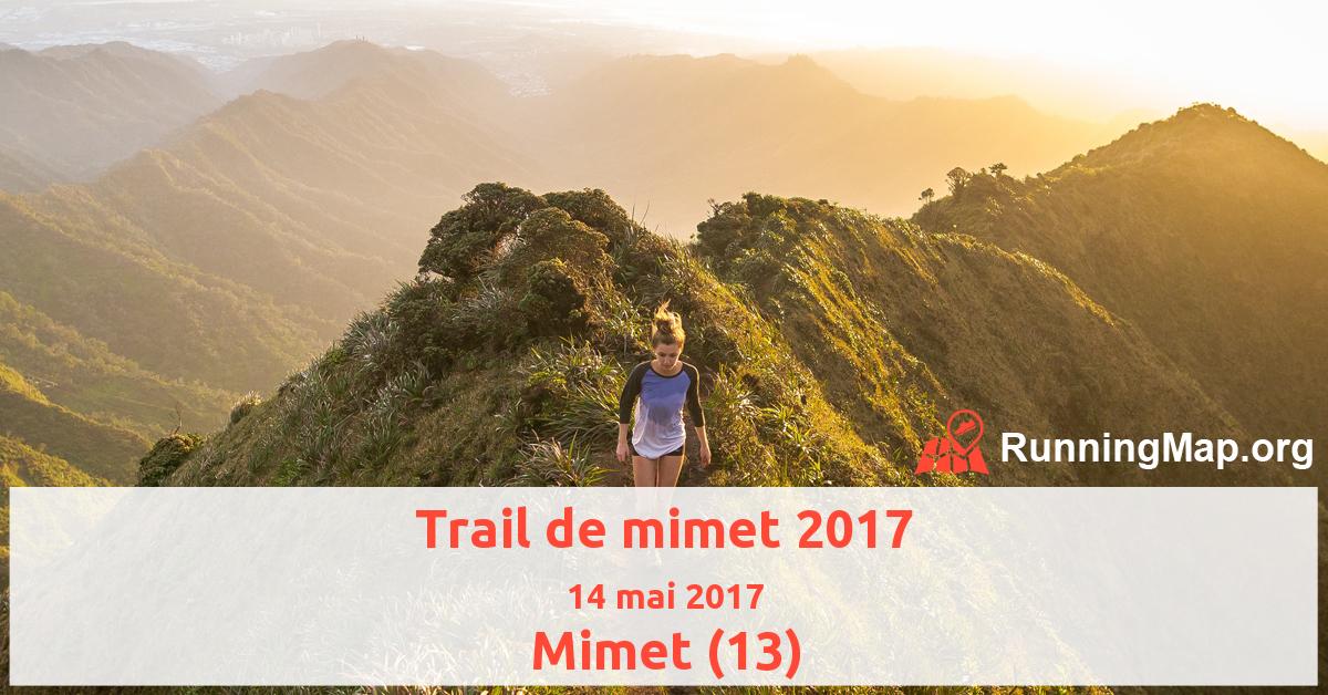Trail de mimet 2017