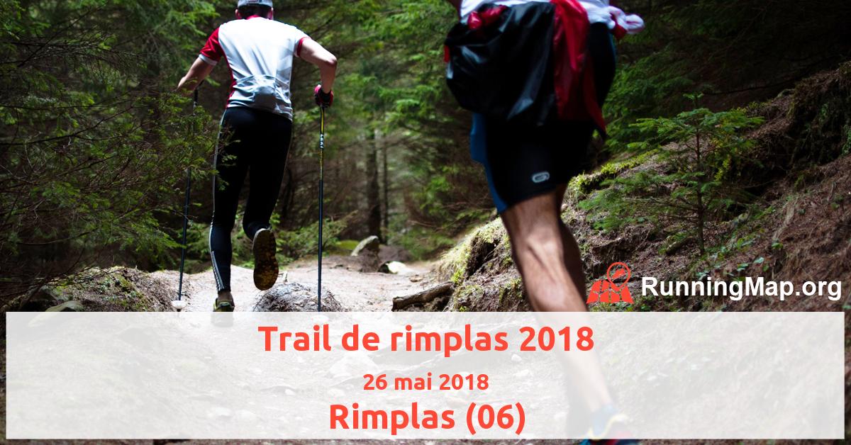 Trail de rimplas 2018