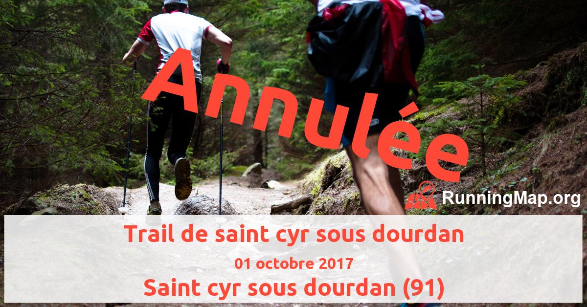 Trail de saint cyr sous dourdan