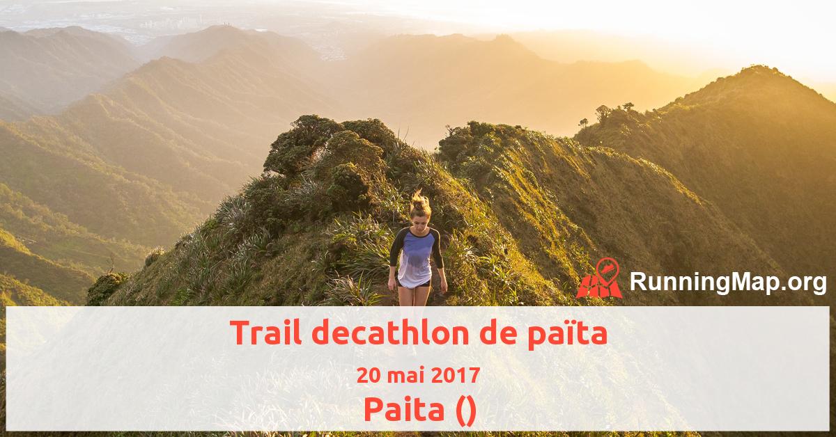 Trail decathlon de païta