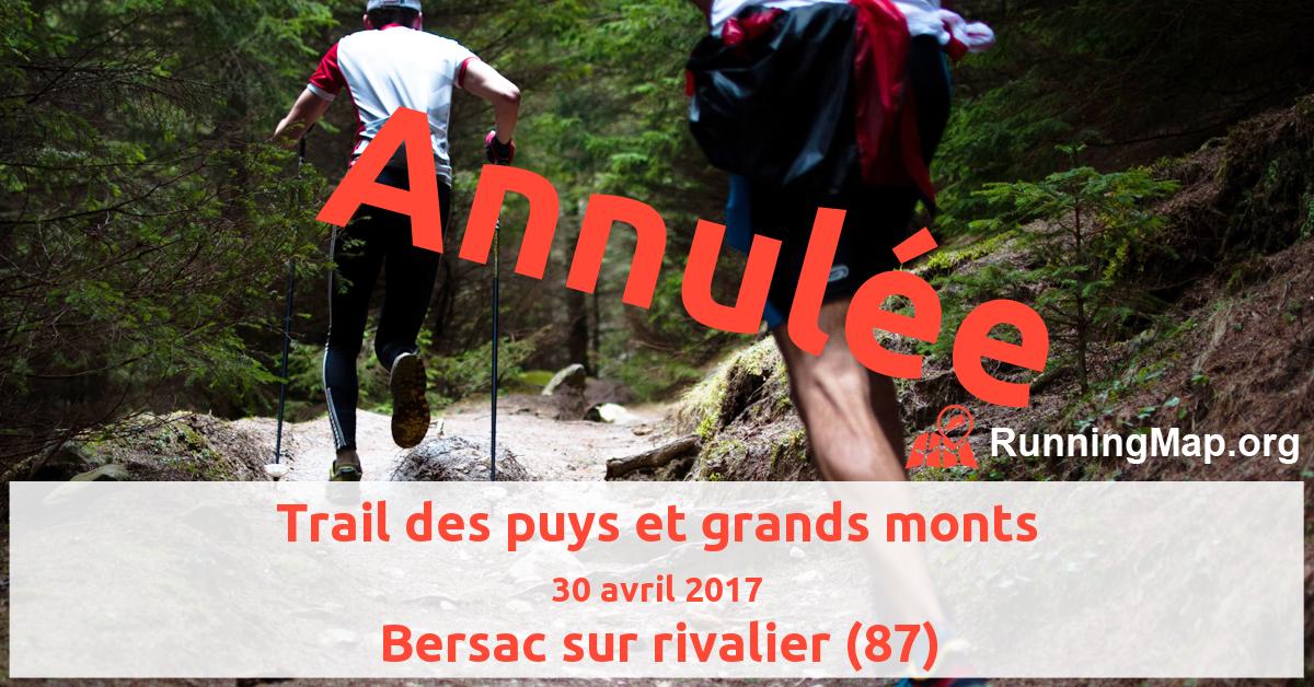 Trail des puys et grands monts