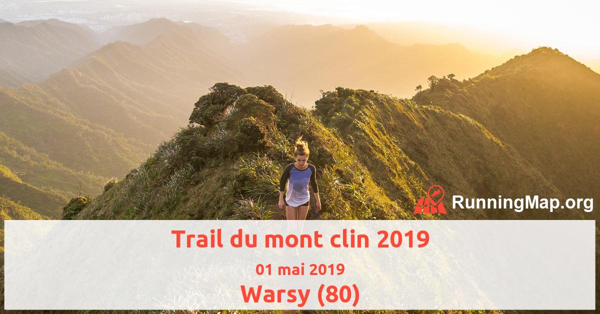 Trail du mont clin 2019