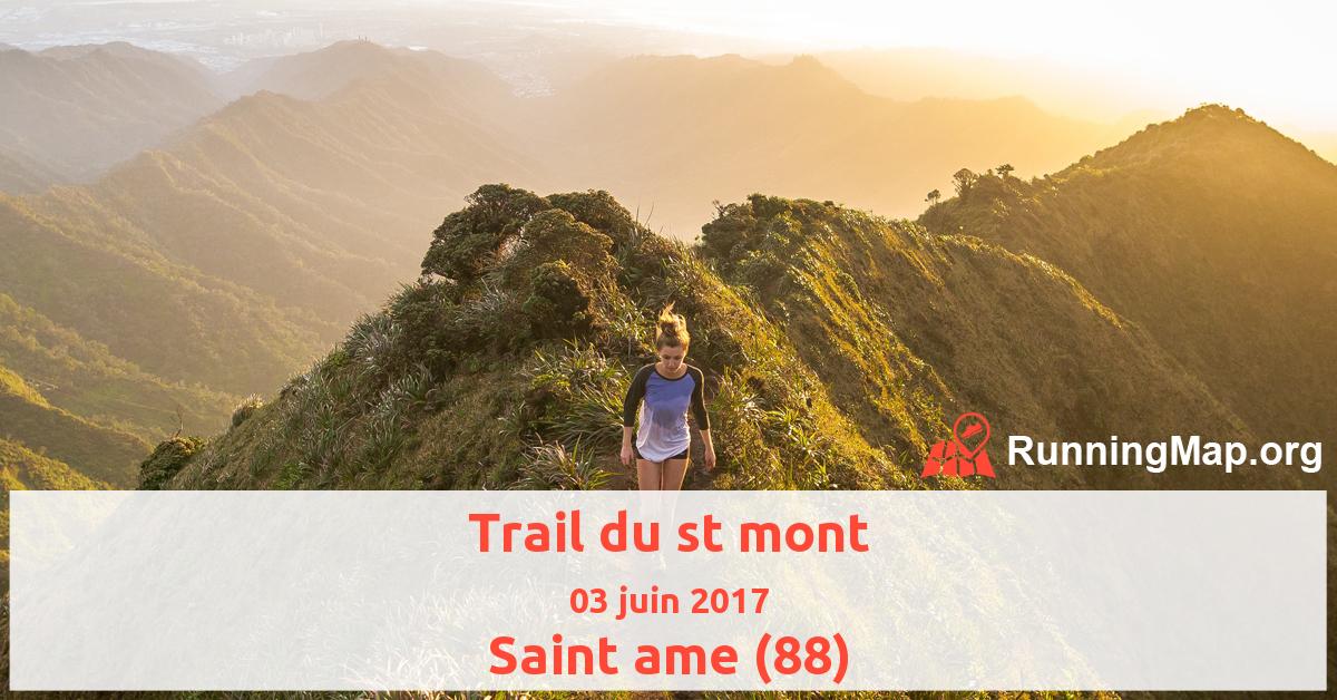 Trail du st mont