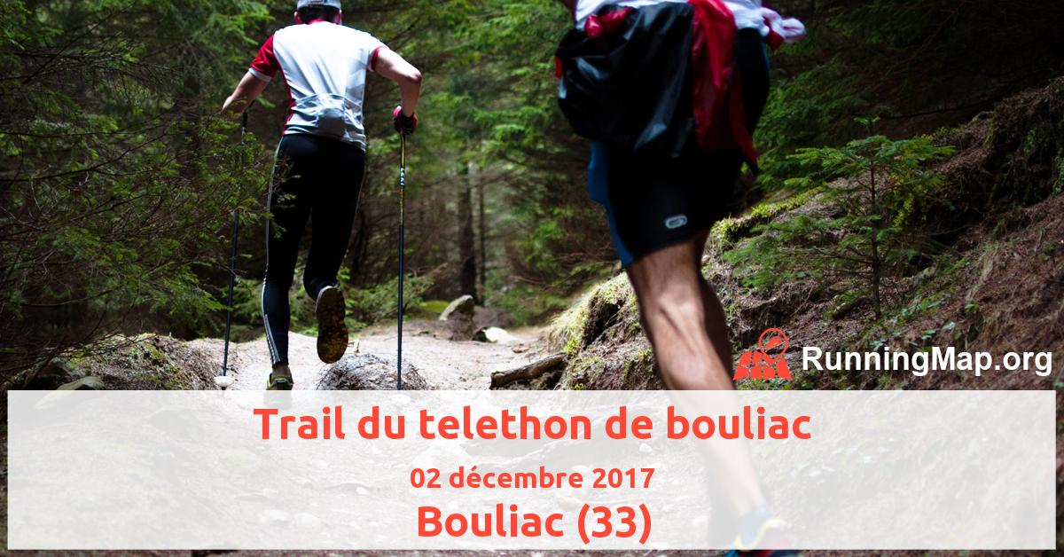 Trail du telethon de bouliac