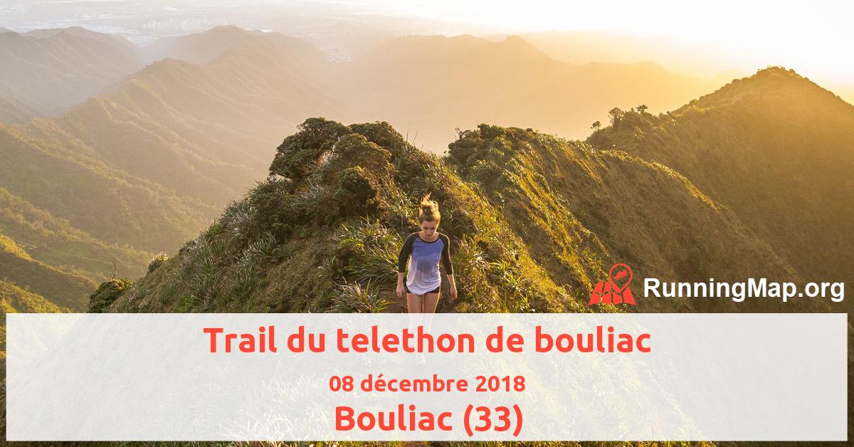 Trail du telethon de bouliac
